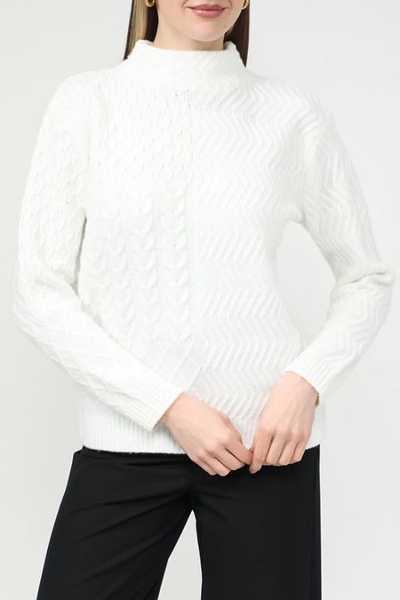 Джемпер с воротником стойкой текстурной вязки Gerry Weber 4940₽