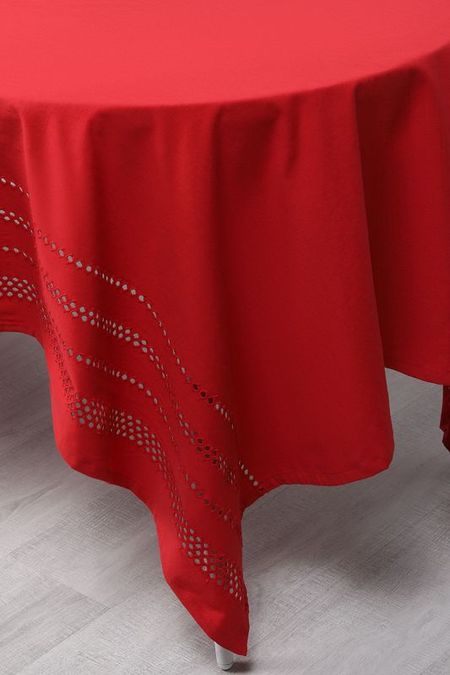 Скатерть хлопковая Sangallo Red COINCASA 5242₽
