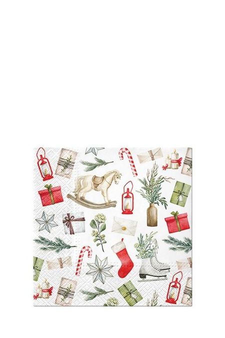 Салфетки бумажные с принтом Paw 367₽