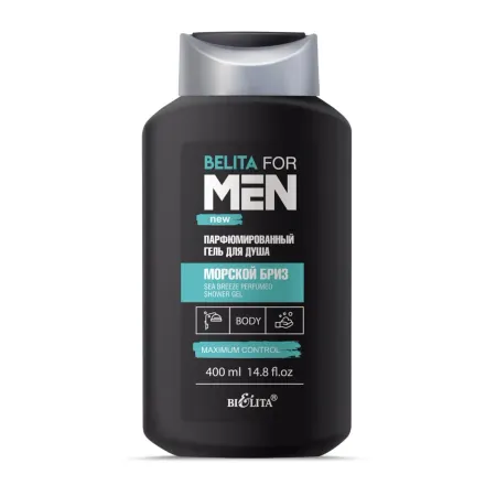 Belita For Men Гель для душа Парфюмированный Морской бриз 400мл