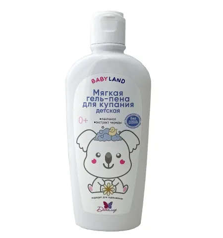 BABYLAND Гель-пена мягкая для купания детская 0+ 210г