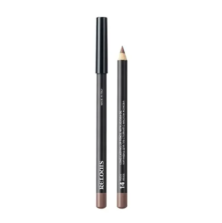 Карандаш для губ стойкий с маслом жожоба тон 14 nude beige Италия Relouis