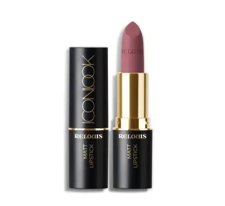 Помада губная матовая ICON LOOK тон:07 приглушенный розовый Relouis