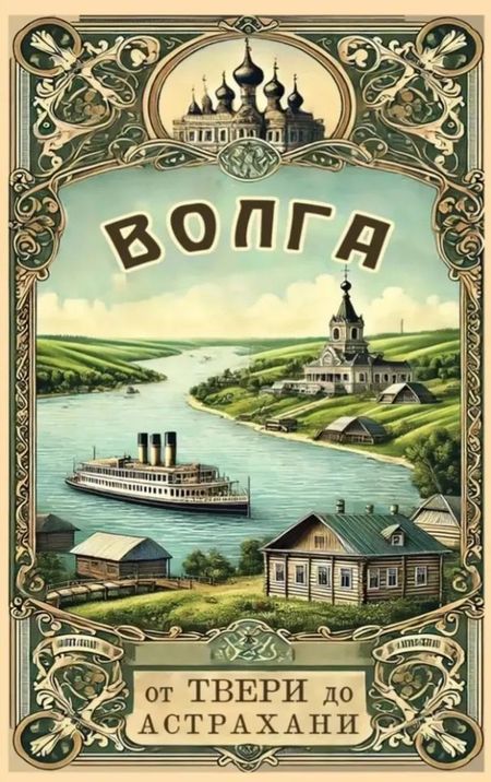 Николай Петрович Боголюбов Волга. От Твери до Астрахани