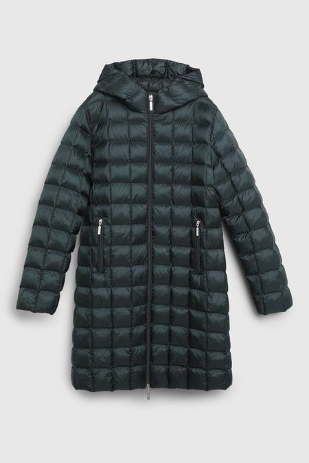 Пальто утепленное стеганое с капюшоном Ril's