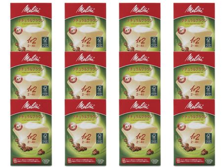 Бумага для кофейных фильтров Melitta для Aromagic FSC Mix Натуральный коричневый PA 1x2G Насыпью 100 листов x 12 Всего 1200 листов 2-4 чашки, 1x2, NB, Покупка, Фильтры,