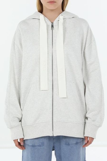 Толстовка хлопковая с капюшоном BOSS 18400₽