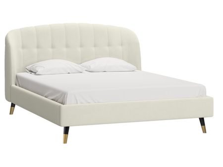 Кровать divanru Льери 160 Velvet Milk 51990₽