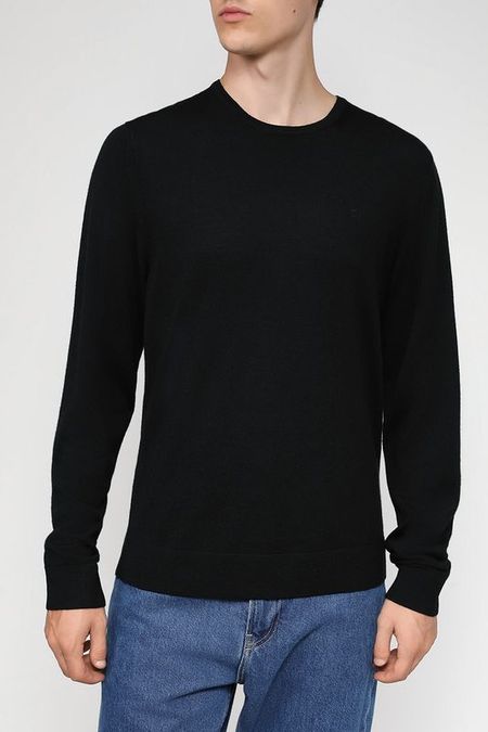 Шерстяной пуловер О-вырезом Calvin Klein 5600₽