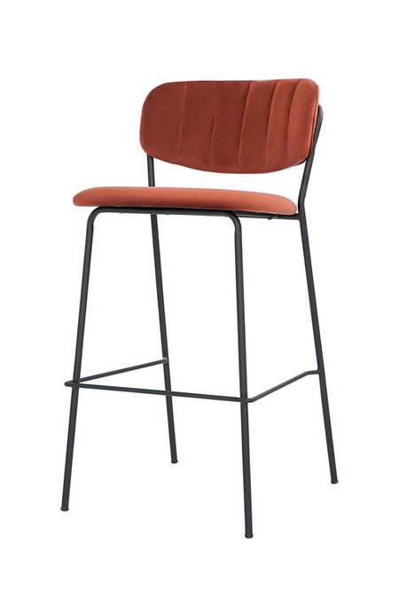 Барный стул из велюра Eirill Bergenson Bjorn 10425₽