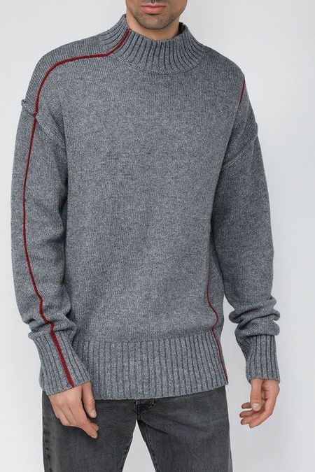 Вязаный свитер из смесового хлопка MARCO DI RADI 3590₽