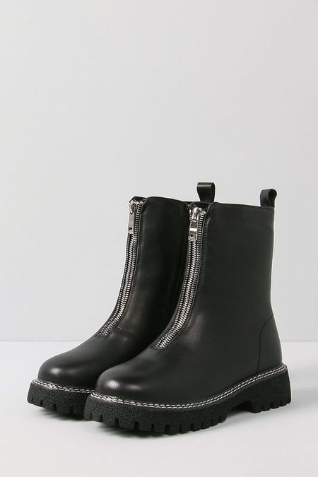 Кожаные сапоги с молнией спереди Mursu 6010₽