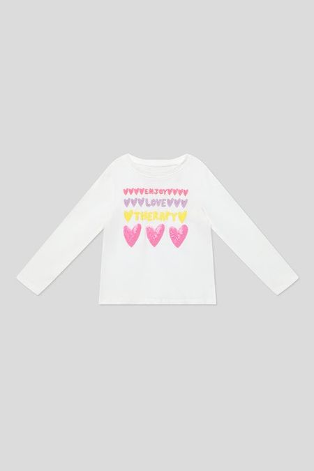 Лонгслив хлопковый с принтом LOVE THERAPY