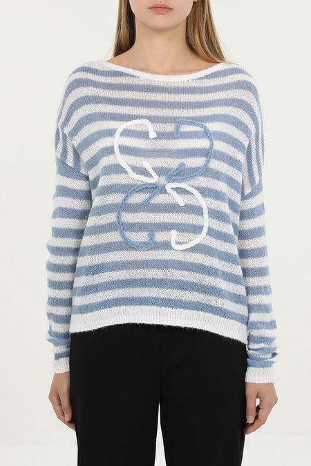 Джемпер в полоску с принтом Gerry Weber 10560₽