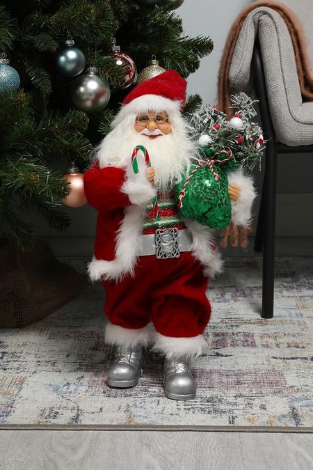 Новогоднее украшение Дед Мороз с подарками Maxitoys Luxury 3217₽