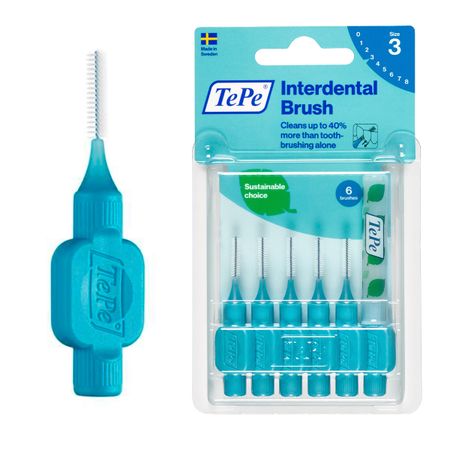 Межзубный ершик TePe Size 3 06 мм 6 шт 790₽