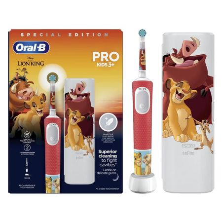 Электрическая зубная щетка Oral-B Vitality Pro Kids Lion King 2690₽