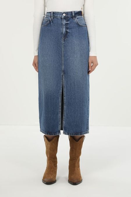 Юбка джинсовая с разрезом OVS 3210₽