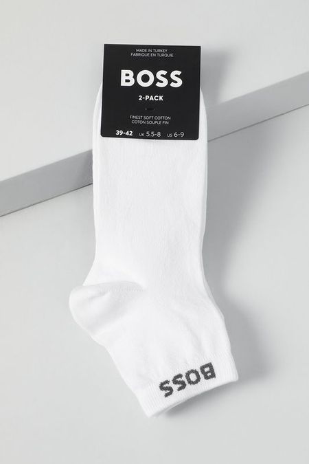 Набор из двух пар укороченных хлопковых носков BOSS 1790₽