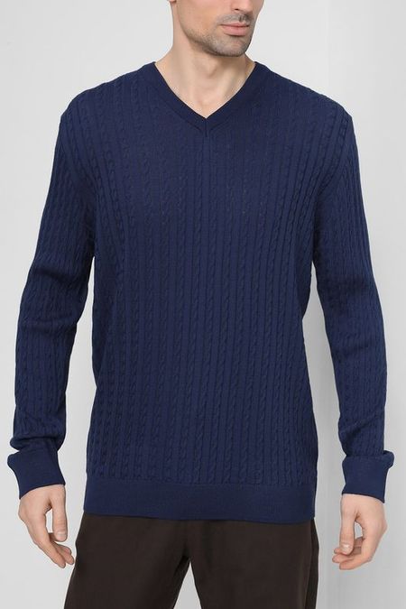 Шерстяной пуловер с узором косы MARCO DI RADI 2990₽