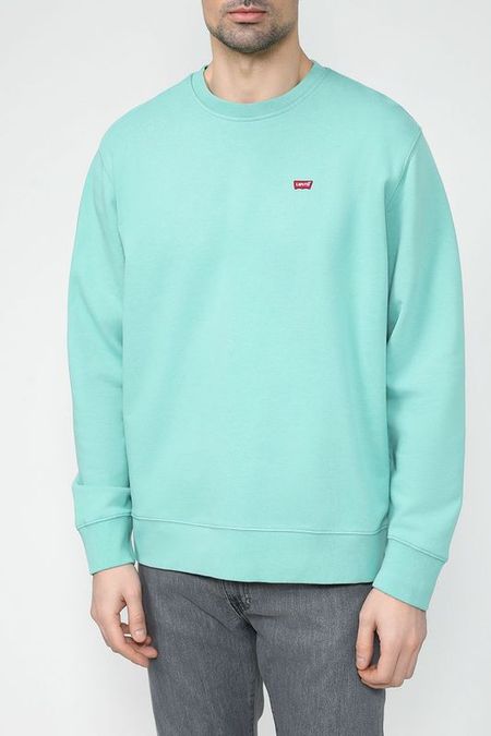 Хлопковый свитшот с логотипом LEVIS 4390₽