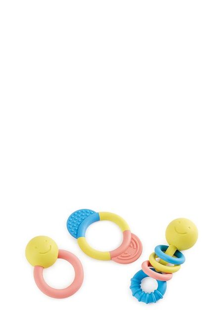 Игровой набор для новорожденных погремушки-прорезыватели Улыбка Hape 3420₽