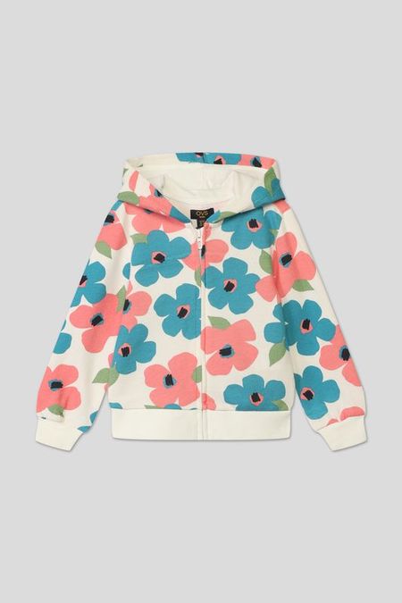 Хлопковая толстовка на молнии OVS 1090₽