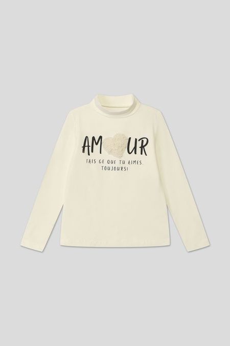 Хлопковая водолазка с принтом OVS 750₽