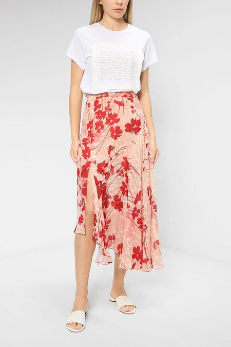 Юбка из вискозы с цветочным принтом TWINSET 13350₽