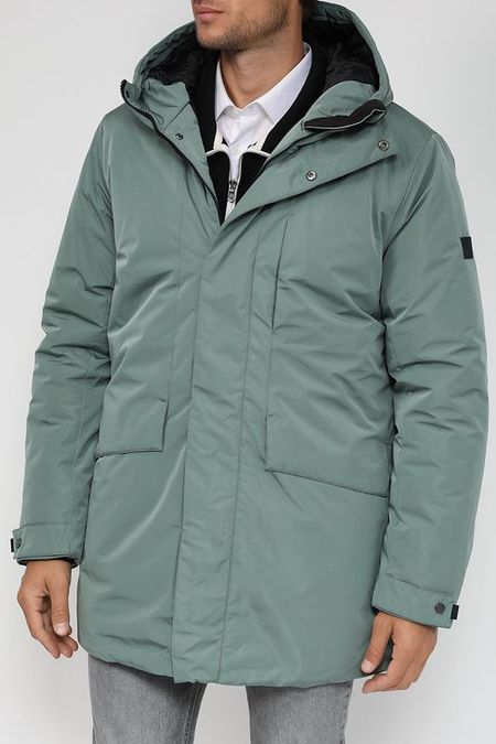 Однотонный пуховик с капюшоном MARCO DI RADI 12640₽