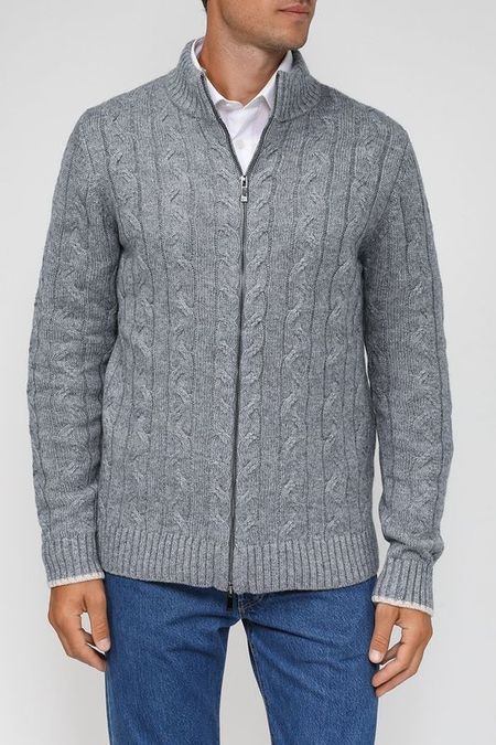 Кардиган на молнии с косами DMolina 2712₽