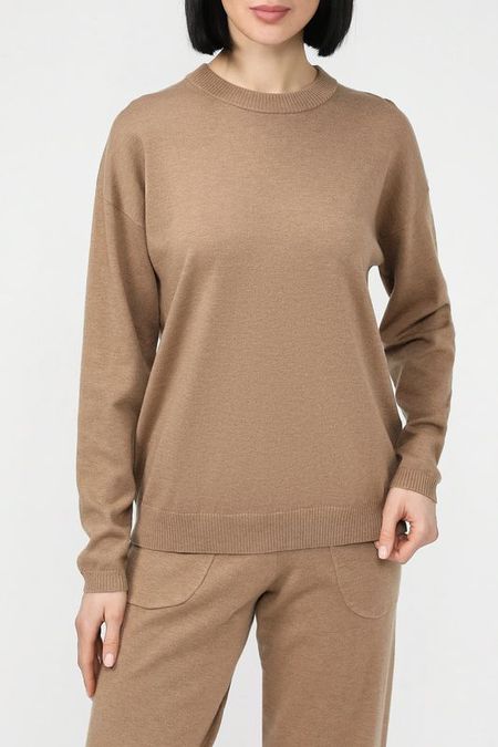 Джемпер однотонный с добавлением шерсти BELUCCI 4717₽