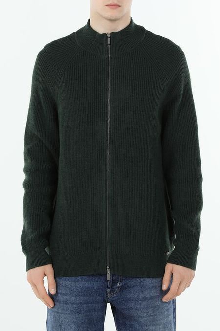 Кардиган на молнии из смесовой шерсти Oulyss