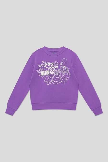 Лонгслив хлопковый с принтом OVS 1110₽