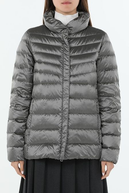 Пуховик удлиненный с высоким воротником Geox 27990₽