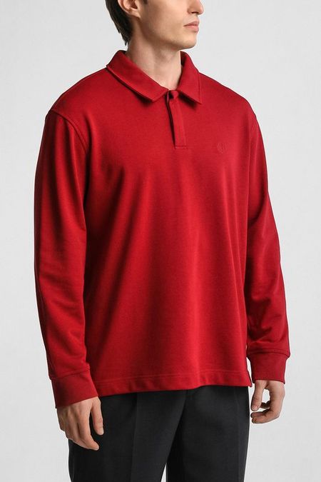 Поло хлопковое с длинным рукавом Oulyss 4717₽