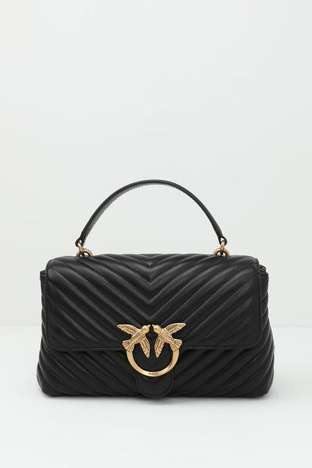 Сумка сэтчел кожаная стеганая Love Lady Pinko 38490₽