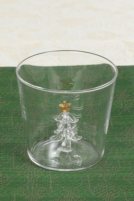 Стакан стеклянный с декором COINCASA 1590₽