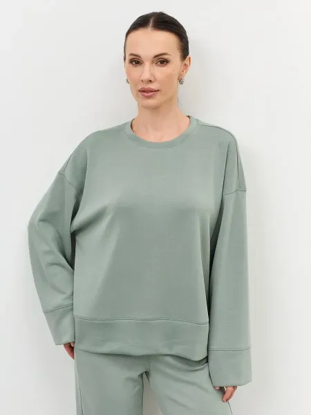 Трикотажный свитшот из модала SAVAGE 2999₽