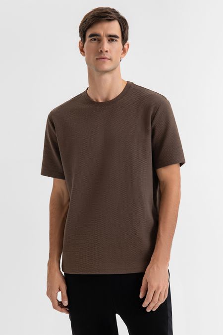 Футболка фактурной вязки 0₽