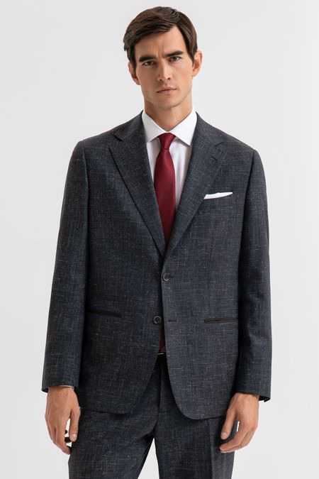 Пиджак из шерсти льна и шелка 0₽