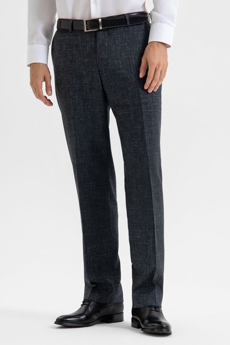 Брюки из шерсти льна и шелка 0₽