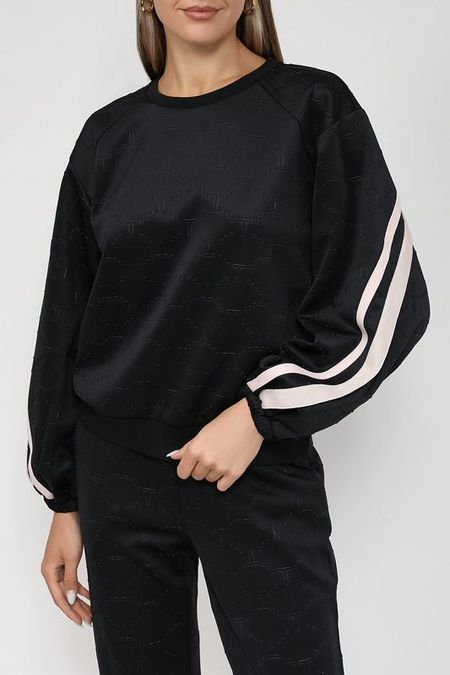 Свитшот с контрастными полосами на рукавах TWINSET 6590₽