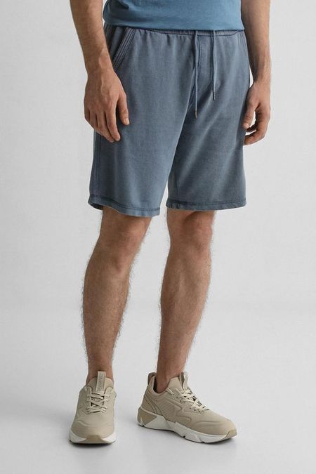 Шорты хлопковые на кулиске Blend