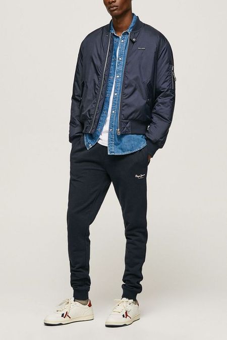 Хлопковые джоггеры с логотипом бренда PEPE JEANS 3550₽