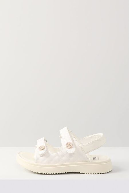 Сандалии кожаные стеганые на ремешках Mursu 2092₽