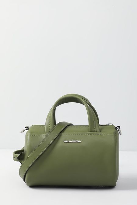 Кожаная сумка кросс-боди с логотипом бренда biker Karl Lagerfeld 16710₽