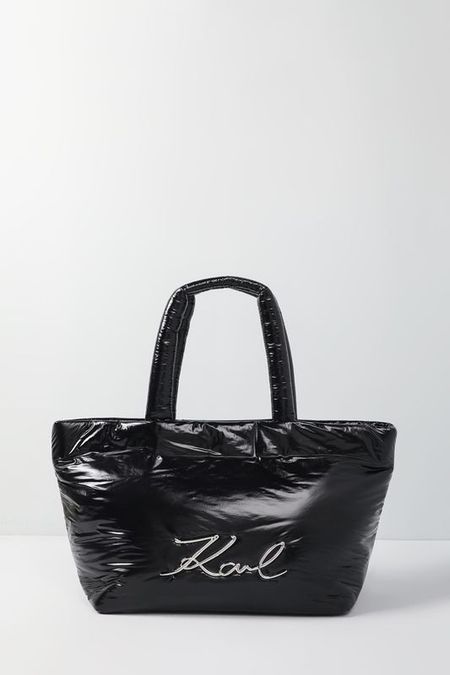 Сумка шоппер с логотипом бренда Signature Karl Lagerfeld 11910₽