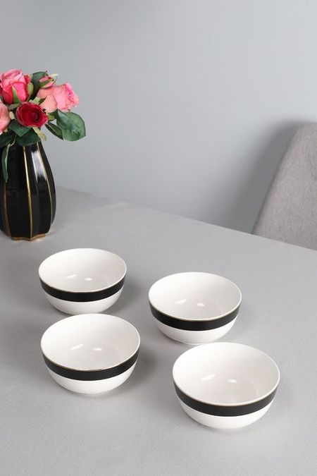 Набор из 4 фарфоровых пиал с принтом Mikasa Kitchen Craft 2460₽