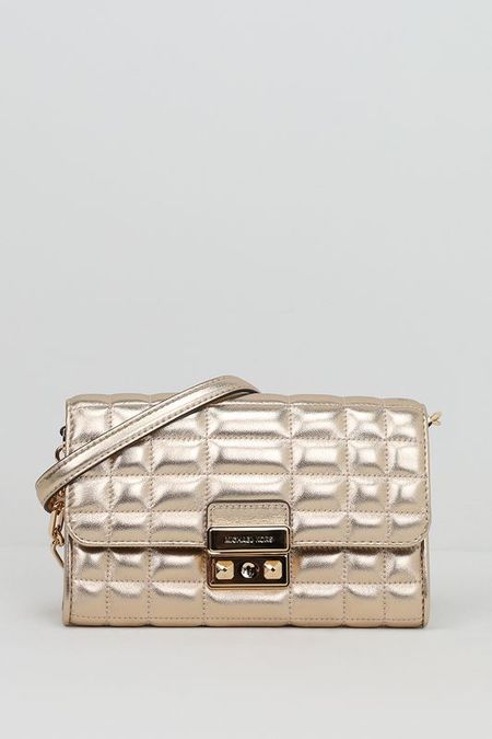 Сумка кросс-боди кожаная стеганая Tribeca Michael Michael Kors 17317₽